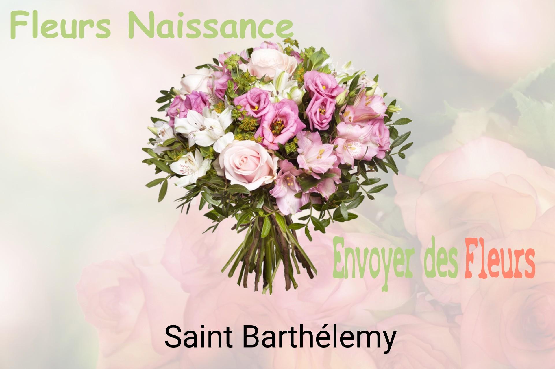 Bouquet de fleurs de naissance livré à Saint-Barthélemy